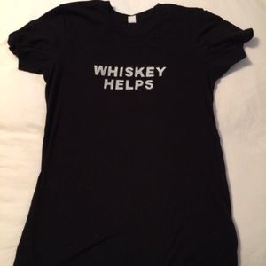 Whiskey Helps tee-shirt
